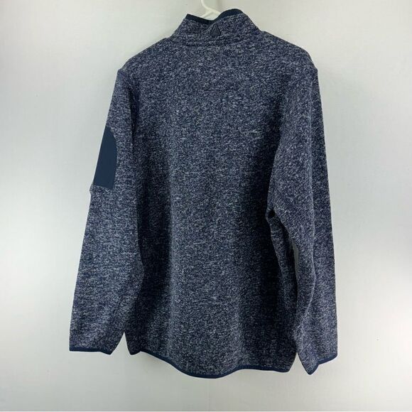 Antigua NFL New England Patriots Fortune 1/4 Zip Pullover - Navy- Size L- NWT - Picture 7 of 12